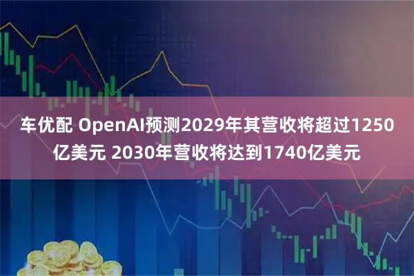 车优配 OpenAI预测2029年其营收将超过1250亿美元 2030年营收将达到1740亿美元